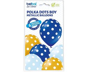 Набор воздушных шаров «Polka Dots», 12"/30 см, 6 шт, 4007 цена и информация | Шарики | kaup24.ee