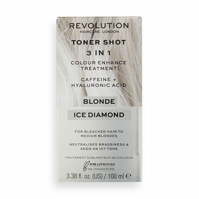 Turgutav värv blondidele juustele Toner Shot Blonde Ice Diamond 100 ml hind ja info | Juuksepalsamid | kaup24.ee