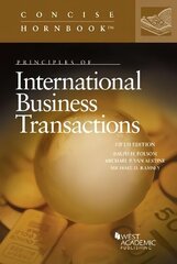 Principles of International Business Transactions 5th Revised edition hind ja info | Majandusalased raamatud | kaup24.ee