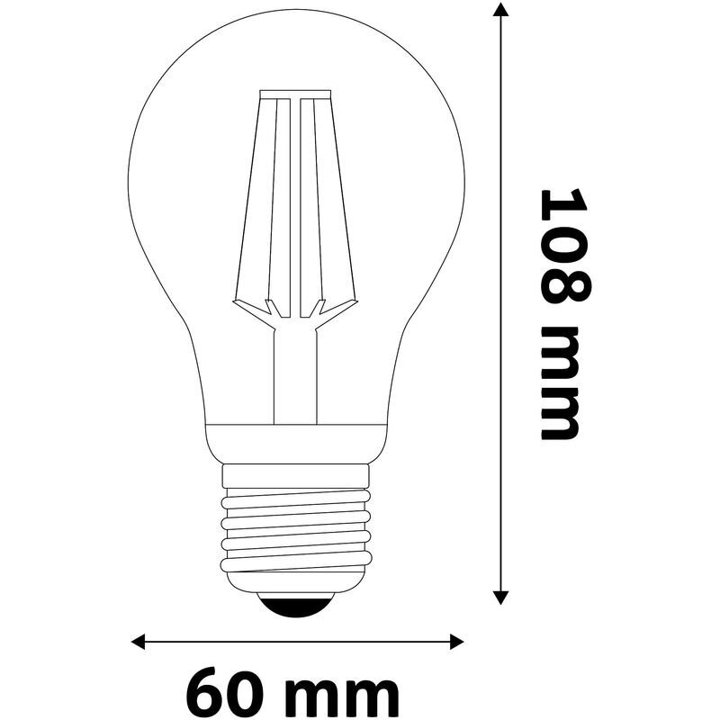 LED pirn AVIDE 7W E27 Filament hind ja info | Lambipirnid, lambid | kaup24.ee