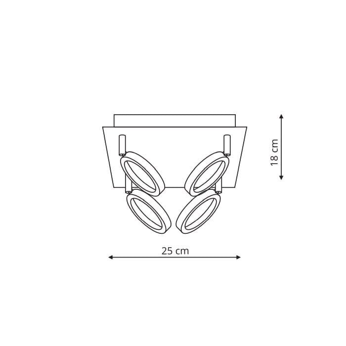 Laevalgusti Light Prestige CARRARA 4 hind ja info | Laelambid | kaup24.ee