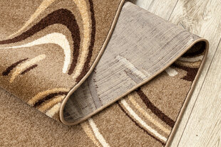 Rugsx ковровая дорожка Karmel Fryz, кофейная / коричневая, 120 см цена и информация | Ковры | kaup24.ee