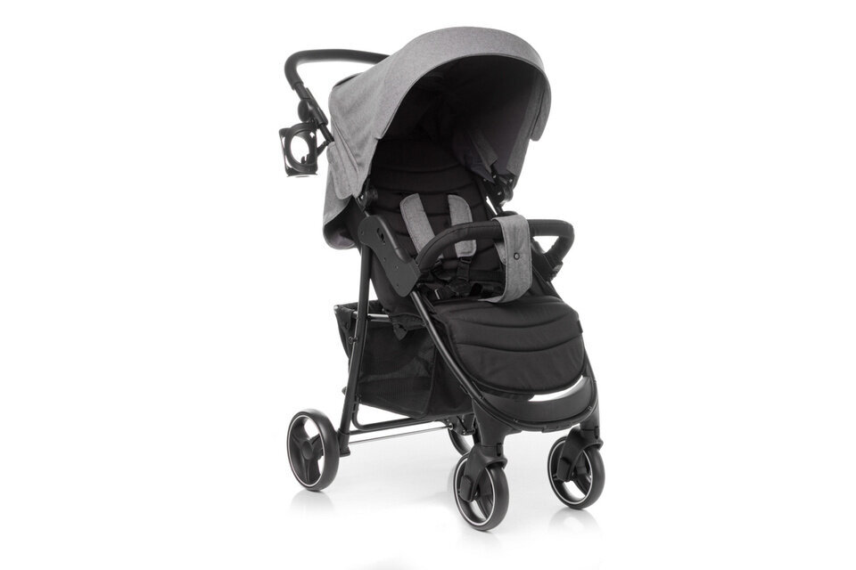 Universaalne jalutuskäru beebile 4Baby Rapid XXIII, Melange Light Grey hind ja info | Vankrid, jalutuskärud | kaup24.ee