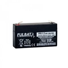 Аккумулятор Fulbat AGM FP6-1.2T1 1.2 Ah 6V цена и информация | Аккумуляторы | kaup24.ee