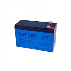 Aku Battec HGL-12-7 (12BT-7.2S) 7 Ah 12V hind ja info | Akud | kaup24.ee