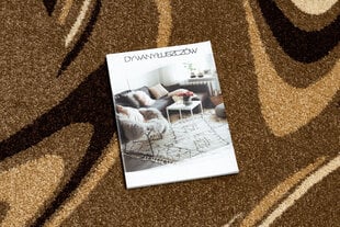 Rugsx ковровая дорожка Karmel Fryz, кофейная / коричневая, 90 см цена и информация | Ковры | kaup24.ee