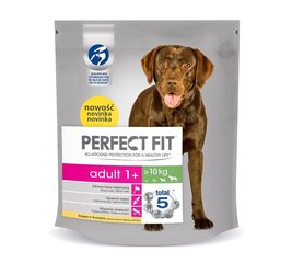 Kuivtoit koertele Perfect Fit Adult kanalihaga, M-L, 5 x 825 g hind ja info | Kuivtoit koertele | kaup24.ee