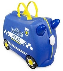 Детский чемодан Trunki Percy Police car kaina ir informacija | Чемоданы, дорожные сумки  | kaup24.ee