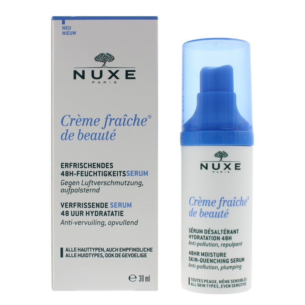 Niisutav näoseerum Nuxe Creme Fraiche 48HR Moisture Skin-Quenching 30 ml цена и информация | Näoõlid, seerumid | kaup24.ee