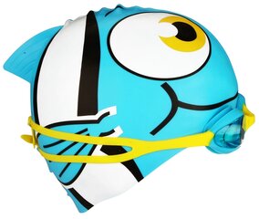 Laste ujumismüts ja ujumisprillid Waimea®, sinine hind ja info | Snorgeldamise komplektid | kaup24.ee