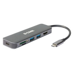 USB-разветвитель D-Link DUB-2327 цена и информация | Адаптеры и USB-hub | kaup24.ee