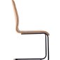 4 tooli komplekt K265, must/tamm hind ja info | Söögitoolid, baaritoolid | kaup24.ee