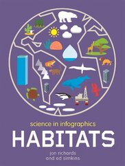 Science in Infographics: Habitats цена и информация | Книги для подростков и молодежи | kaup24.ee