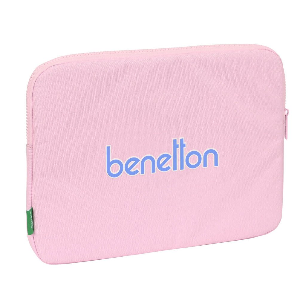 Sülearvuti Kaaned Benetton Pink Roosa (34 x 25 x 2 cm) hind ja info | Tahvelarvuti kaaned ja kotid | kaup24.ee