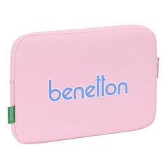 Sülearvuti Kaaned Benetton Pink Roosa (31 x 23 x 2 cm) hind ja info | Tahvelarvuti kaaned ja kotid | kaup24.ee