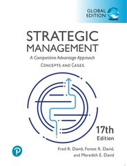 Strategic Management: A Competitive Advantage Approach, Conceptsand Cases, Global Edition 17th edition hind ja info | Majandusalased raamatud | kaup24.ee