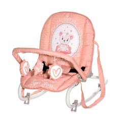 Kiik-lamamistool Lorelli, Rocker Eliza Mellow Roze Bear hind ja info | Beebi lamamistoolid | kaup24.ee