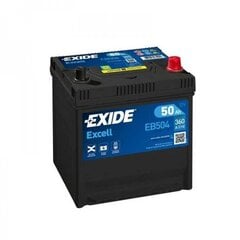 Аккумулятор Exide Excell EB504 50 Ah 360 A EN 12V цена и информация | Аккумуляторы | kaup24.ee