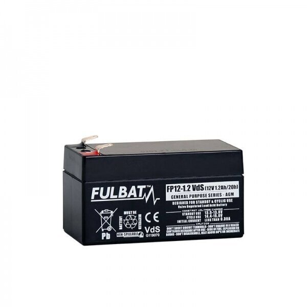 Aku Fulbat AGM FP12-1.2 VDS 1.2 Ah 12V цена и информация | Akud | kaup24.ee