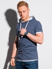 блузка s1376 - v12 голубой меланж цена и информация | Мужские футболки | kaup24.ee