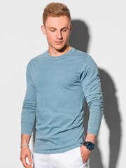 Мужская блуза с длинными рукавами L131 - голубая цена и информация | Meeste T-särgid | kaup24.ee