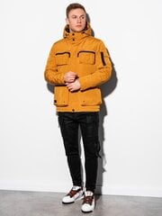 зимняя стеганая куртка с450 - темно-желтая цена и информация | Мужские куртки | kaup24.ee