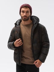 зимняя куртка C529 - черная цена и информация | Мужские куртки | kaup24.ee