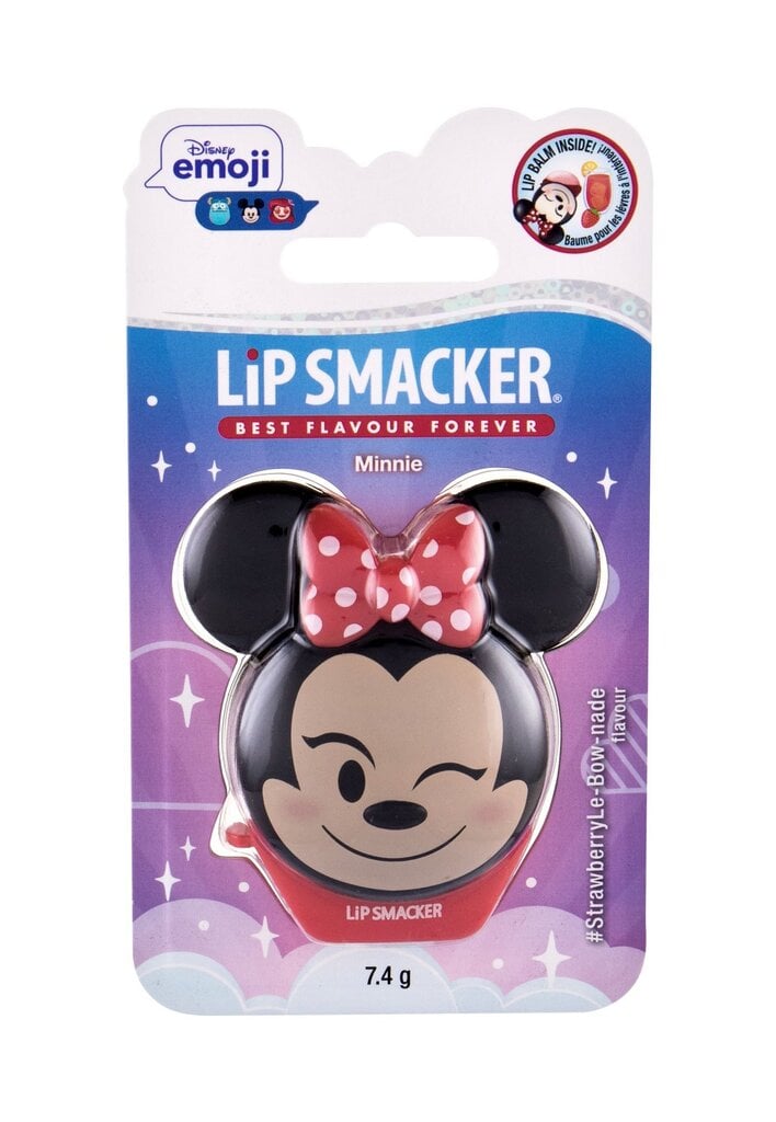 Huulepalsam Lip Smacker Disney Minnie Lip Balm Strawberry, 7,4g hind ja info | Huulepulgad, -läiked, -palsamid, vaseliin | kaup24.ee