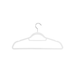 Набор из 20 бархатных вешалок. цена и информация | Вешалки и мешки для одежды | kaup24.ee