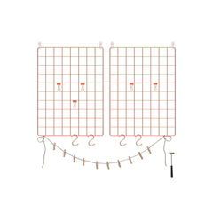 Rippuvad seinaklambrid fotode/ehete riputamiseks, 2 tk. LPP01DR hind ja info | Pildiraamid | kaup24.ee