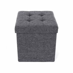 Сиденье с откидной крышкой, цвет серый цена и информация | Кресла-мешки и пуфы | kaup24.ee