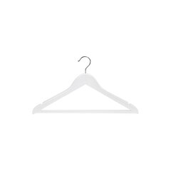 Набор вешалок 50 шт., цвет белый цена и информация | Вешалки и мешки для одежды | kaup24.ee