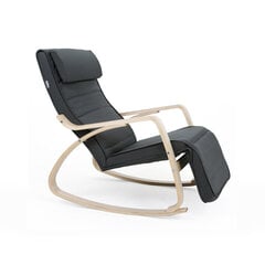 Кресло-качалка LYY10G, цвет серый цена и информация | Кресла в гостиную | kaup24.ee