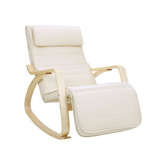 Кресло-качалка LYY10M, бежевый цена и информация | Уличные кресла | kaup24.ee