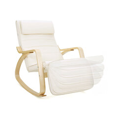 Кресло-качалка LYY10M, бежевый цена и информация | Кресла | kaup24.ee