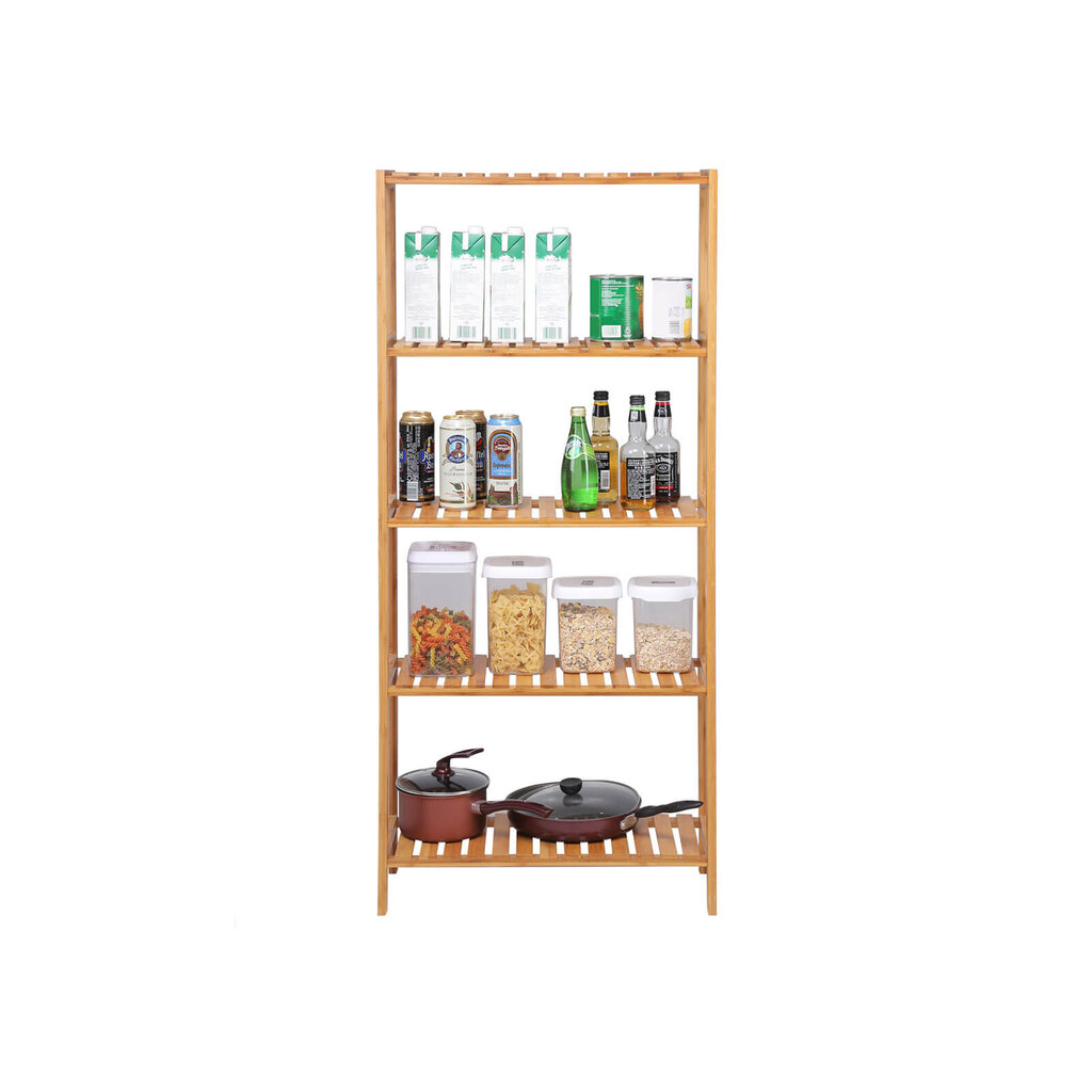 Vannitoa riiulikapp, 5 riiulit hind ja info | Vannitoakapid | kaup24.ee