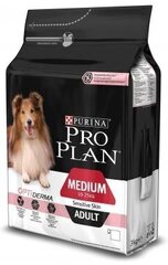 Kuivtoit keskmist tõugu täiskasvanud koertele Purina Pro Plan Adult Medium Sensitive Skin, 3 kg hind ja info | Pro Plan Lemmikloomatarbed | kaup24.ee