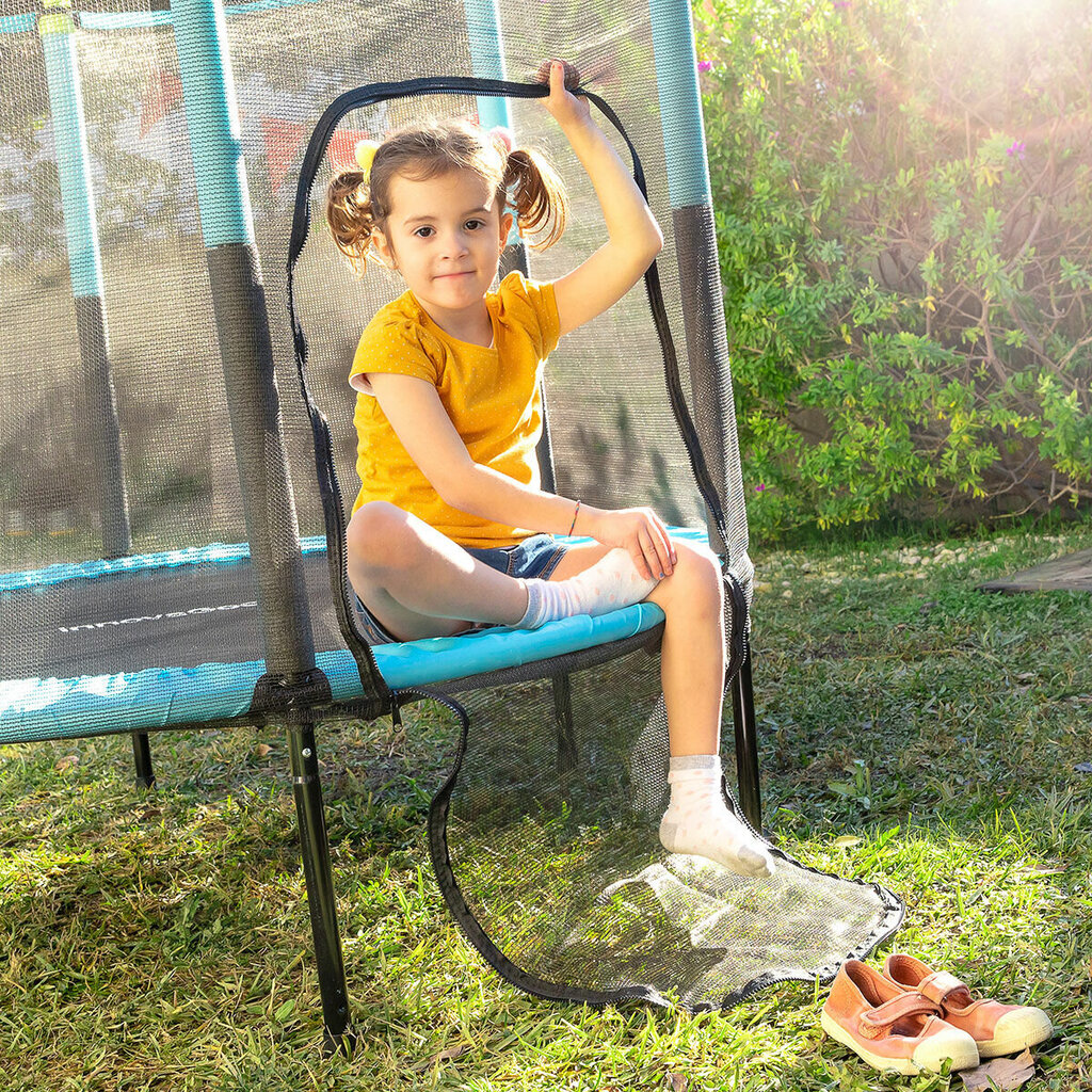 Juunioride batuut koos turvaümbrisega Kidine InnovaGoods hind ja info | Vabaõhumängud | kaup24.ee