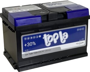 Aku Topla Top TT75 12V 75Ah R 720A цена и информация | Аккумуляторы | kaup24.ee