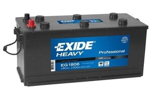 Аккумулятор Exide Heavy EG1806 180 Ач 1000 А EN 12В цена и информация | Батареи | kaup24.ee