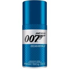 Pihustatav deodorant James Bond 007 Ocean Royale meestele, 150 ml hind ja info | James Bond 007 Kosmeetika, parfüümid | kaup24.ee
