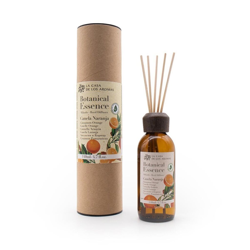 Pulkadega kodulõhnastaja La Casa de los aromas Botanical Essence Apelsini ja kaneeliga, 140 ml цена и информация | Kodulõhnastajad | kaup24.ee