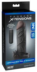 Рукав для пениса Fantasy X-tensions Vibrating Real Feel 2" Extension цена и информация | Эрекционные кольца, насадки на пенис | kaup24.ee