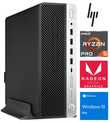 EliteDesk 705 G5 SFF Ryzen 5 Pro 3400G 16GB 256GB SSD Windows 10 Professional hind ja info | Lauaarvutid | kaup24.ee