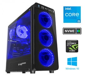 Стационарный компьютер i5-11400F 16GB 512GB SSD NVME 1TB HDD RTX3060 Windows 10 цена и информация | Стационарные компьютеры | kaup24.ee