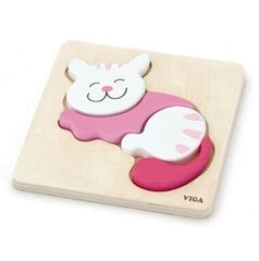 Первая мозаика для младенца Кошка, Viga 59930 цена и информация | Игрушки для малышей | kaup24.ee