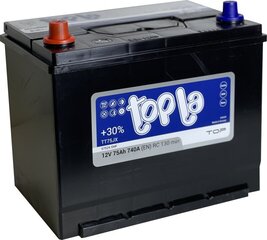 Аккумулятор Topla Top JIS TT75J 57524 SMF 12В 75Aч 740A цена и информация | Аккумуляторы | kaup24.ee