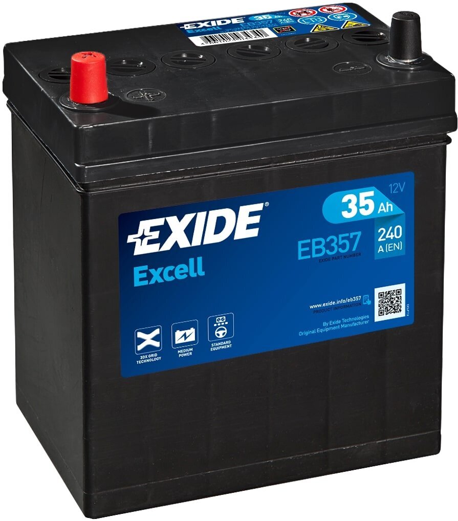 Aku Exide Excell EB357 35 Ah 240 A EN 12V цена и информация | Akud | kaup24.ee