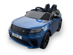 Детский электромобиль Range Rover Velar 12v с музыкальным модулем синий лакированны цена и информация | Электромобили для детей | kaup24.ee