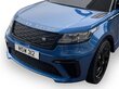Elektriauto lastele Range Rover Velar 12v muusikamooduliga, sinine hind ja info | Laste elektriautod | kaup24.ee